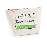 Trousse Femme De Ménage Meilleure de Tous Les Temps | Pochette Toilette Maquillage Idée Sac Cadeau