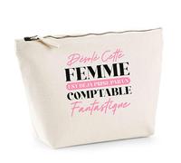 Trousse Femme déjà Prise Comptable | Pouch | Idée Trousse Toilette Maquillage Cadeau Anniversaire Fête Original Famille Travail Départ Collègue Retraite