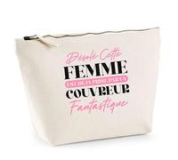 Trousse Femme déjà Prise Couvreur | Pouch | Idée Trousse Toilette Maquillage Cadeau Anniversaire Fête Original Famille Travail Départ Collègue Retraite