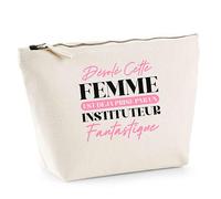 Trousse Femme déjà Prise Instituteur | Pouch | Idée Trousse Toilette Maquillage Cadeau Anniversaire Fête Original Famille Travail Départ Collègue Retraite