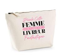 Trousse Femme déjà Prise Livreur | Pouch | Idée Trousse Toilette Maquillage Cadeau Anniversaire Fête Original Famille Travail Départ Collègue Retraite