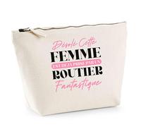 Trousse Femme déjà Prise Routier | Pouch | Idée Trousse Toilette Maquillage Cadeau Anniversaire Fête Original Famille Travail Départ Collègue Retraite