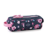 Trousse Fille Double Compartiment Rip Curl Imprimé Floral 21 Cm Bleu / Rose TU