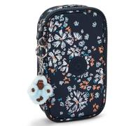 Trousse Fille Kipling Tissu Synthétique Imprimé Flower Field Bleu/noir/blanc/rose TU