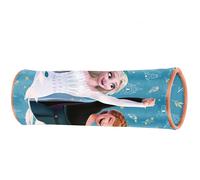 Trousse Fille Ronde Cylindrique Imprimée Elsa Toile Orange TU