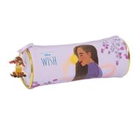 Trousse fille Safta Disney Wish Violet 20x7 cm