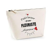 Trousse Fleuriste Bazar d'amour | Pochette Toilette Maquillage Idée Sac Cadeau