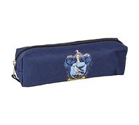 Trousse Fourre-tout Harry Potter - Bleue - 20x5x5 cm - Trousse en Polyester - Fermeture Éclair - Motif Serdaigle - Produit Original Conçu en Espagne