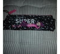 Trousse Fourre Tout Plastique Nylon 22x7cm " Je Suis Super Reveuse " Derriere La Porte