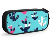 Trousse Funky Cactus 1, Grande Capacité, Grande Pochette, Porte-Stylo, Fournitures Scolaires, Papeterie, Organisateur De Rangement, Cadeau Pour Collège, Lycée, Bureau, Étudiant, Fille, Garçon