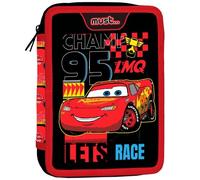 Trousse garnie - CARS - Lets Race - 2 compartiments - Multicolore - 21 cm