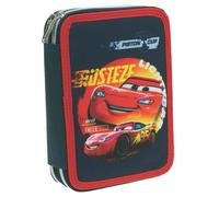 Trousse garnie - CARS - PistonCup 20 CM - 10 feutres de couleur - 10 crayons de couleur - Rouge