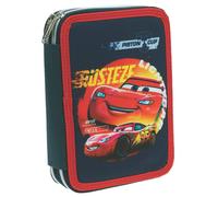 Trousse Garnie Cars Pistoncup En Tissu Imprimé Noir / Bleu / Marine TU