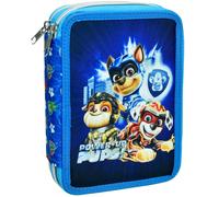 Trousse Garnie Double Compartiment Power Up Pat Patrouille 18 Cm Bleu / Blanc / Noir TU