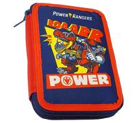 Trousse Garnie Power Rangers Illustration Officielle Noir / Rouge / Jaune TU