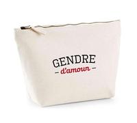 Trousse Gendre d’Amour | Pouch | Idée Pochette Toilette Maquillage Transport Cadeau Anniversaire Fête Original Famille Travail Départ Collègue Retraite