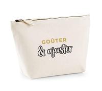 Trousse Gouter Ajuster - Pouch Case - Idée Trousse Rangement Cadeau Anniversaire Fête Original Famille Travail Départ Collègue Retraite Noël. - Doré&Noir - 2