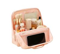Trousse Grande Capacité Articles De Toilette | Trousse de pour cosmétiques Pour Femmes Passionnées Beauté Grands urs Déplacements Professionnels Hôtels Bain Vacances
