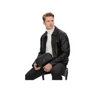 Trousse Guess Homme torino saffiano Noir Polyester