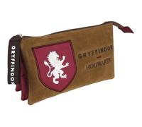 Trousse - Harry Potter - Gryffindor - 22 cm - 3 compartiments - Zippée