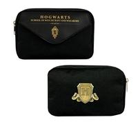 Generique Trousse à crayons Harry Potter Poudlard multipoche noire et or Taille unique