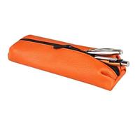 Trousse - HERLITZ - Origami - Spicy orange - Simili-cuir - Zippée
