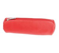 Trousse - HERLITZ - Ronde - Similicuir - Corail - 200x60x60 mm