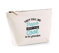Trousse I'm Too Cool Grandpa | Pochette Toilette Maquillage | Idée Cadeau Papi Grand Père Humour Original Noël Anniversaire Fête Famille Cadeau Drôle