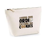 Trousse J'accepte Les Cookies 2 | Pochette Toilette Maquillage | Idée Cadeau Humour Drôle Marrant Original Anniversaire Fête