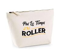 Trousse J'Ai Roller | Pochette Toilette Maquillage | Idée Cadeau Roller Humour Sport Glisse Original Drôle Patinage Fun