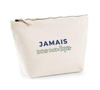 Trousse Jamais sans Mon Tapis - Pouch Case - Idée Trousse Rangement Cadeau Anniversaire Fête Original Famille Travail Départ Collègue Retraite Noël. - Bleu&Vert - 2
