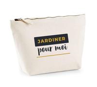 Trousse Jardiner pour Moi - Pouch Case - Idée Trousse Rangement Cadeau Anniversaire Fête Original Famille Travail Départ Collègue Retraite Noël. - Bleu&Jaune - 4