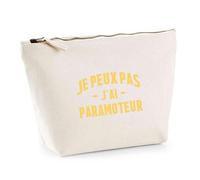 Trousse Je Peux Pas j’AI paramoteur | Pouch | Idée Pochette Toilette Maquillage Transport Cadeau Anniversaire Fête Original Famille Travail Départ Collègue Retraite