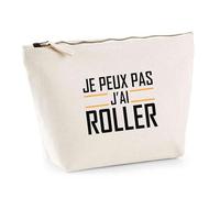 Trousse Je Peux Pas j’AI Roller | Pouch | Idée Pochette Toilette Maquillage Transport Cadeau Anniversaire Fête Original Famille Travail Départ Collègue Retraite
