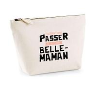 Trousse Je suis Une Belle-Maman | Pochette Toilette Maquillage | Idée Cadeau Belle Mère Humour Original Noël Anniversaire Famille Amour Fête des Mères