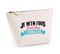 Trousse Je suis Une Connasse | Pochette Toilette Maquillage | Idée Cadeau Petite Amie Copine Femme Parfaite Drôle Humour Original Anniversaire Amour Unique
