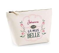 Trousse Johanna la Plus Belle | Pochette Maquillage Make-up Toilette Cadeau Fête des Mères Anniversaire Soeur Noël Tata Marraine