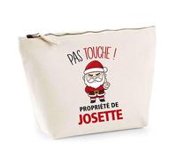 Trousse Josette Pas Touche Père Noël - Secret Santa Cadeau Noël Humour Insolite Collègue