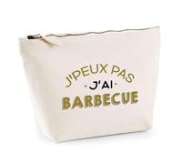 Trousse J'peux Pas J'Ai Barbecue | Pochette Toilette Maquillage | Idée Cadeau Cuisine Grillade Fête Été Humour Drôle Original