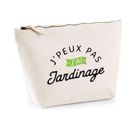Trousse J'peux Pas J'Ai Jardinage | Pochette Toilette Maquillage | Idée Cadeau Jardinier Humour Plante Fleur Jardin Drôle Nature