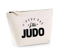 Trousse J'peux Pas J'Ai Ju-Jitsu | Pochette Toilette Maquillage | Idée Cadeau Lutte Techniques Sport Humour Original Anniversaire
