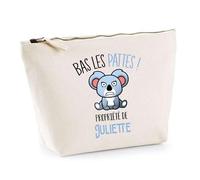Trousse Juliette Bas Les Pattes Koala | Idée Fête des mères Cadeau Travail Retraite Trousse Maquillage Toilette