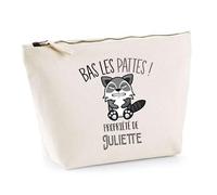 Trousse Juliette Bas Les Pattes Raton Laveur | Idée Fête des mères Cadeau Travail Retraite Trousse Maquillage Toilette
