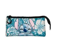 Disney Trousse Lilo et Stitch Aloha Triple Fan 2.0 Bleu Taille Unique