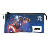 Marvel Comics Trousse triple Captain America FAN Bleu