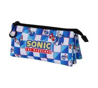 Trousse - KARACTERMANIA - Sega-Sonic Blue Lay - Toile - Zippée - Mixte