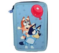 Trousse Kids Licensing Bluey double DorÃ© 12,5x19,5x4,6 cm