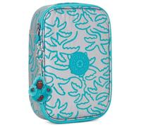 Trousse - KIPLING - 100 Pens - Blanc - Metallic Palm - 21 cm x 15 cm x 5 cm - Fermeture zippée