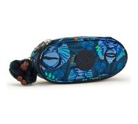 Trousse Kipling Duobox 20 Cm Design Singe Et Feuilles ? 14 Porte-stylos Bleu TU