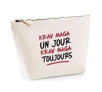 Trousse Krav maga Toujours | Pouch | Idée Trousse Toilette Maquillage Cadeau Anniversaire Fête Original Famille Travail Départ Collègue Retraite